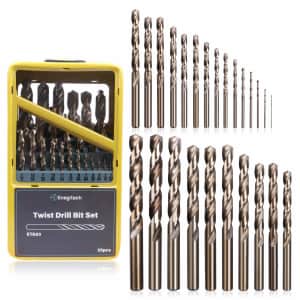 Enegitech 25-Piece Twist Drill Bit Set for $40 Enegitech 25-Piece Twist Drill Bit Set for $40