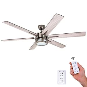 Honeywell Ceiling Fans 51035-01Kaliza Modern LED Ceiling Fan with Remote Control, 6 Blade Large for $184