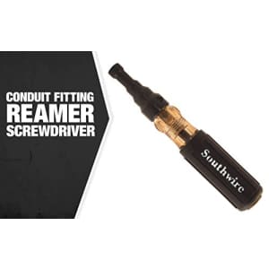 Southwire Tools & Equipment SDCFR Conduit Fitting Reaming Screwdriver, Heavy Duty, Dual Function, for $23