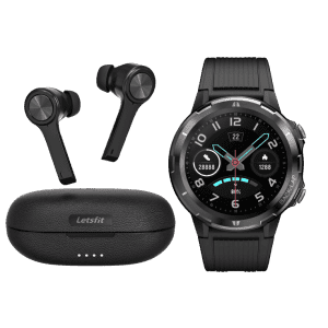 Letsfit Smartwatch w/ True Wireless Earbuds for $39