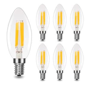4W Chandelier LED Light Bulb 6-Pack for $14 4W Chandelier LED Light Bulb 6-Pack for $14