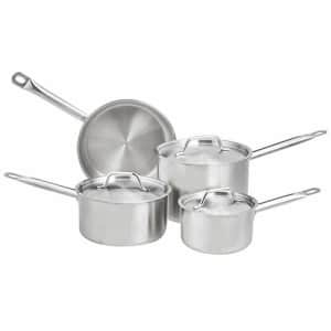 AmazonCommercial 7-Piece Stainless Steel Induction Ready Cookware Set for $75 AmazonCommercial 7-Piece Stainless Steel Induction Ready Cookware Set for $75