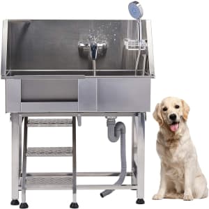 Co-Z 34" Stainless Steel Dog Bathing Station for $433