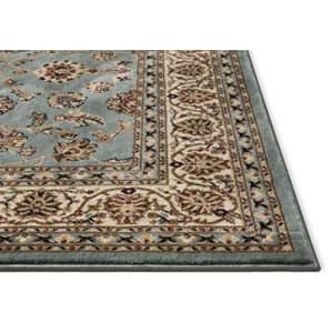 Well Woven Barclay Sarouk Light Blue Traditional Area Rug 3'11'' X 5'3'' for $45