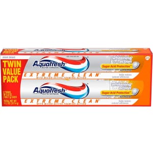 Aquafresh Extreme Clean Toothpaste 2-Pack for $3.07 via Sub & Save