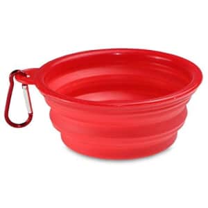 Esosy Collapsible Dog Bowl for $4 Esosy Collapsible Dog Bowl for $4