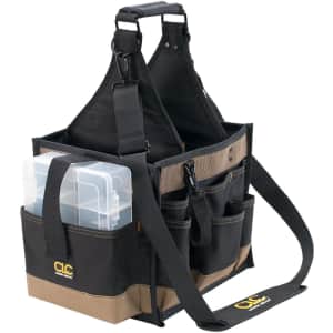 Custom LeatherCraft 22-Pocket Tool Carrier for $60