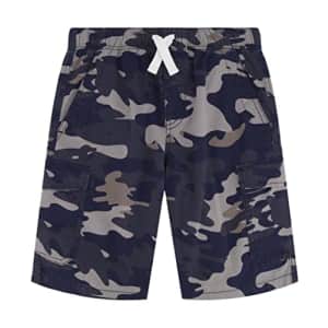 Lucky Brand boys Pull-on Cargo Shorts, Yr Camo Peacoat 22, 10 12 US for $17