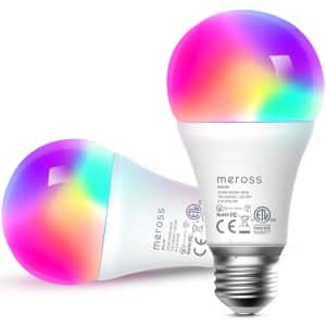 Meross Smart LED Light Bulb 2-Pack for $13 Meross Smart LED Light Bulb 2-Pack for $13