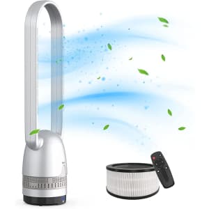 Mitcent Bladeless Tower Fan and Air Purifier for $105 Mitcent Bladeless Tower Fan and Air Purifier for $105