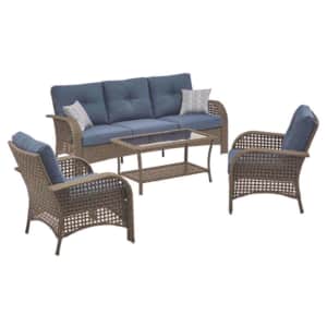 Living Accents St. Charles 4-Piece Outdoor Seating Set for $700
