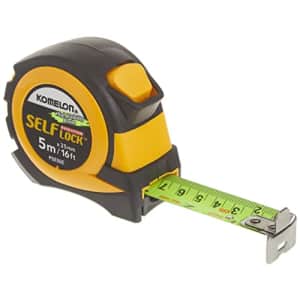 Komelon PSE55E 5M/16' Metric Self-Lock Tape Measure, Yellow/Black for $11