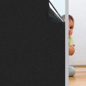 Coavas 17.7" x 78.7" Total Blackout Window Film for $6 Coavas 17.7" x 78.7" Total Blackout Window Film for $6