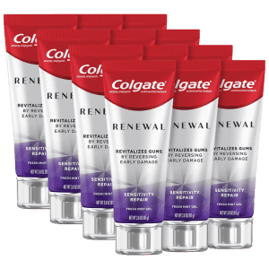 Colgate Renewal Sensitivity Repair Gel Toothpaste 12-Pack for $36 Colgate Renewal Sensitivity Repair Gel Toothpaste 12-Pack for $36