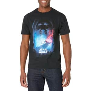 Star Wars Men's Episode IX TROS Movie Poster T-Shirt, Black, 3X-Large for $10