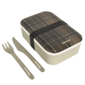 Barbour Tartan Lunch Box for $12