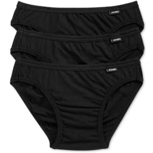 Jockey Men's Elance Bikini Briefs 3-Pack for $12 Jockey Men's Elance Bikini Briefs 3-Pack for $12