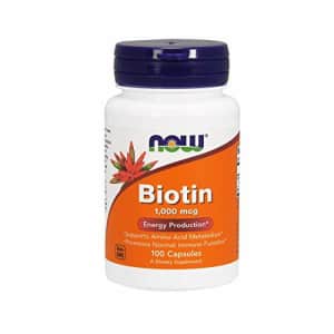Now Foods NOW Supplements, Biotin 1,000 mcg, Amino Acid Metabolism*, Energy Production*, 100 Capsules for $5 Now Foods NOW Supplements, Biotin 1,000 mcg, Amino Acid Metabolism*, Energy Production*, 100 Capsules for $5