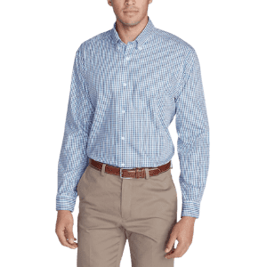 Eddie Bauer Men's Classic Fit Pinpoint Oxford Shirt for $30 Eddie Bauer Men's Classic Fit Pinpoint Oxford Shirt for $30