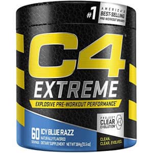 Cellucor C4 Extreme Pre Workout Powder Icy Blue Razz | Sugar Free Preworkout Energy Supplement for for $49