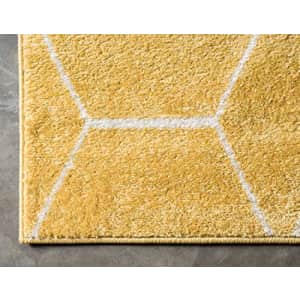 Unique Loom Trellis Frieze Collection Lattice Moroccan Geometric Modern Yellow Area Rug (8' 0 x 10' for $129 Unique Loom Trellis Frieze Collection Lattice Moroccan Geometric Modern Yellow Area Rug (8' 0 x 10' for $129