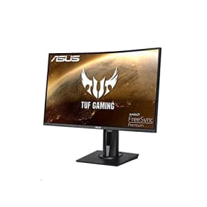 ASUS TUF Gaming VG27WQ 27 Curved Monitor, 1440P WQHD (2560 x 1440), 165Hz, Adaptive-sync, Freesync for $210