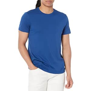 A|X ARMANI EXCHANGE Men's Solid Colored Basic Pima Crew Neck T-Shirt, Limoges, Medium for $35