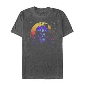 Star Wars Men's T-Shirt, black Heather, Small for $9