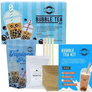 Crafky DIY Bubble Tea Kit for $18