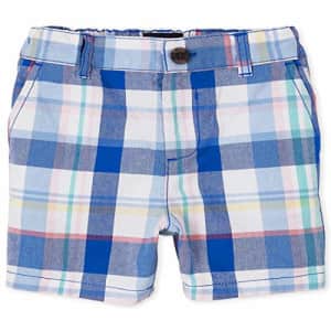 The Children's Place Boys' Checkered Chino Shorts, Quench Blue, 12 for $7 The Children's Place Boys' Checkered Chino Shorts, Quench Blue, 12 for $7