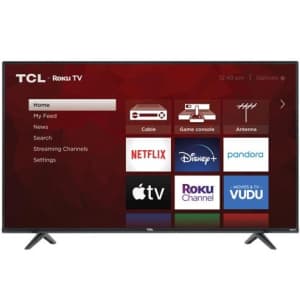 TCL 4-Series 50S431 50" 4K HDR LED UHD Roku Smart TV for $298