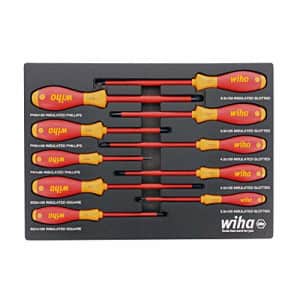 Wiha Tools Wiha 32080 | 10 Piece Insulated SoftFinish Cushion Grip Screwdriver Tray Set for $82 Wiha Tools Wiha 32080 | 10 Piece Insulated SoftFinish Cushion Grip Screwdriver Tray Set for $82