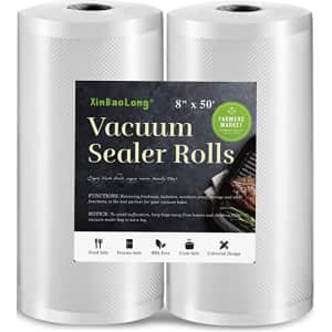 XinBaoLong 8" x 50-Ft. Vacuum Sealer Roll 2-Pack for $10 XinBaoLong 8" x 50-Ft. Vacuum Sealer Roll 2-Pack for $10