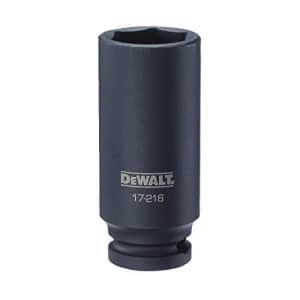 DEWALT 1/2" Drive Impact Socket Deep 6PT 25MM for $13 DEWALT 1/2" Drive Impact Socket Deep 6PT 25MM for $13