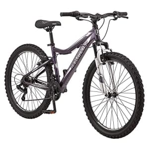 Mongoose Flatrock Womens Hardtail Mountain Bike, 26-Inch Wheels, 21 Speed Twist Shifters, 16-Inch for $260