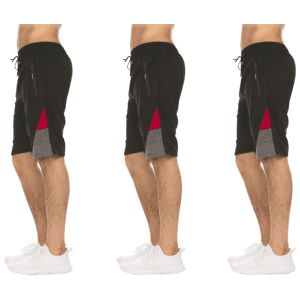 Nextex Men's Moisture Wicking Shorts 3-Pack for $29 Nextex Men's Moisture Wicking Shorts 3-Pack for $29