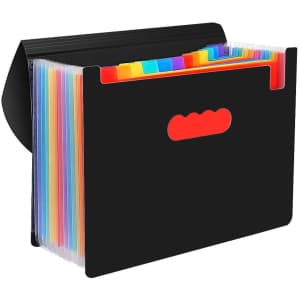 CN1ST 12-Pocket Expanding File Folder for $8