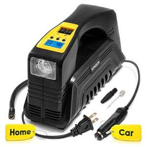 Kensun AC/DC Digital Tire Inflator for Car 12V DC and Home 110V AC Rapid Performance Portable Air for $51