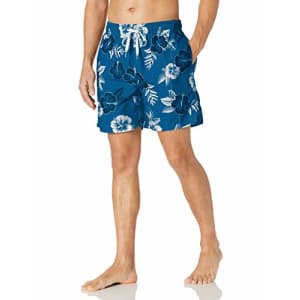 Kanu Surf Men's Havana Swim Trunks (Regular & Extended Sizes), Miami Denim, Small for $13