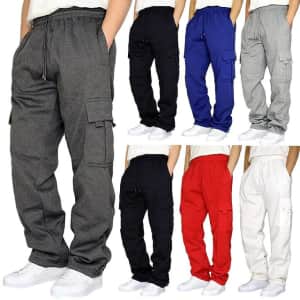 Men's Workout Cargo Pants: 2 for $24 in cart