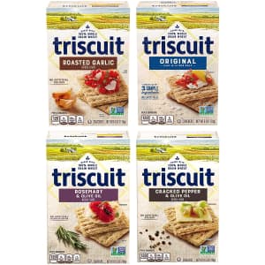 Triscuit Whole Grain Crackers 4-Flavor Variety Pack for $9 Triscuit Whole Grain Crackers 4-Flavor Variety Pack for $9