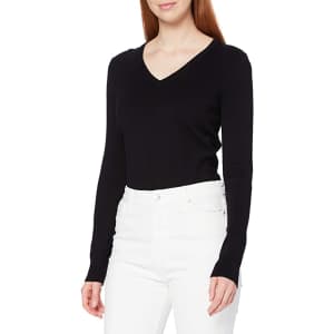 Meraki Women's Cotton V-Neck Sweater for $14 Meraki Women's Cotton V-Neck Sweater for $14