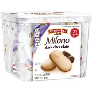 Pepperidge Farm Milano Cookies 2-Pack 20-Count Tub for $7 Pepperidge Farm Milano Cookies 2-Pack 20-Count Tub for $7