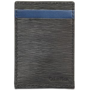 Calvin Klein Men's Textured Leather Card Case for $16 Calvin Klein Men's Textured Leather Card Case for $16