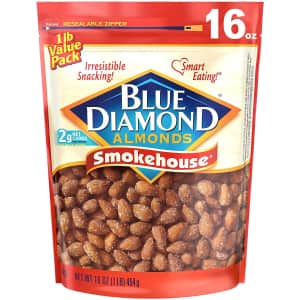 Blue Diamond Smokehouse Almonds 16-oz. Bag for $6 Blue Diamond Smokehouse Almonds 16-oz. Bag for $6