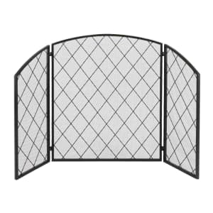 3-Panel Wrought Iron Fireplace Screen for $50 3-Panel Wrought Iron Fireplace Screen for $50