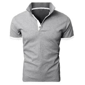 Men's Slim Fit Workout Polo: 2 for $16