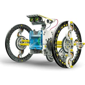 Elenco Teach Tech SolarBot.14 Transforming Robot Kit for $19