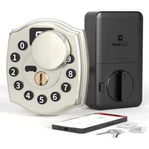 Geek 4-in-1 Smart Bluetooth Deadbolt Door Lock for $50