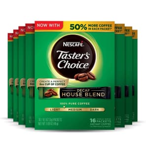 Nescafe Taster's Choice Instant Coffee 16-Count 8-Pack for $19 w/ Sub & Save Nescafe Taster's Choice Instant Coffee 16-Count 8-Pack for $19 w/ Sub & Save